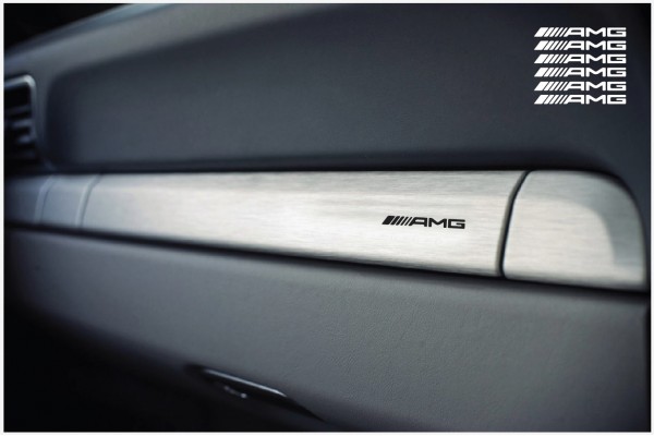 AMG armaturna naljepnica 70mm 6kom. set